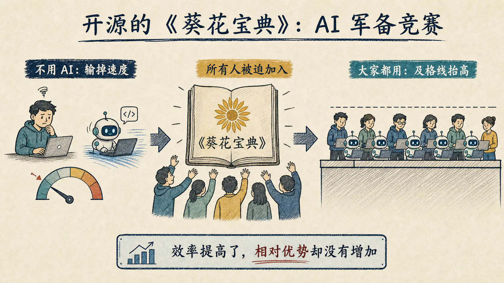 开源的《葵花宝典》与 AI 时代的军备竞赛